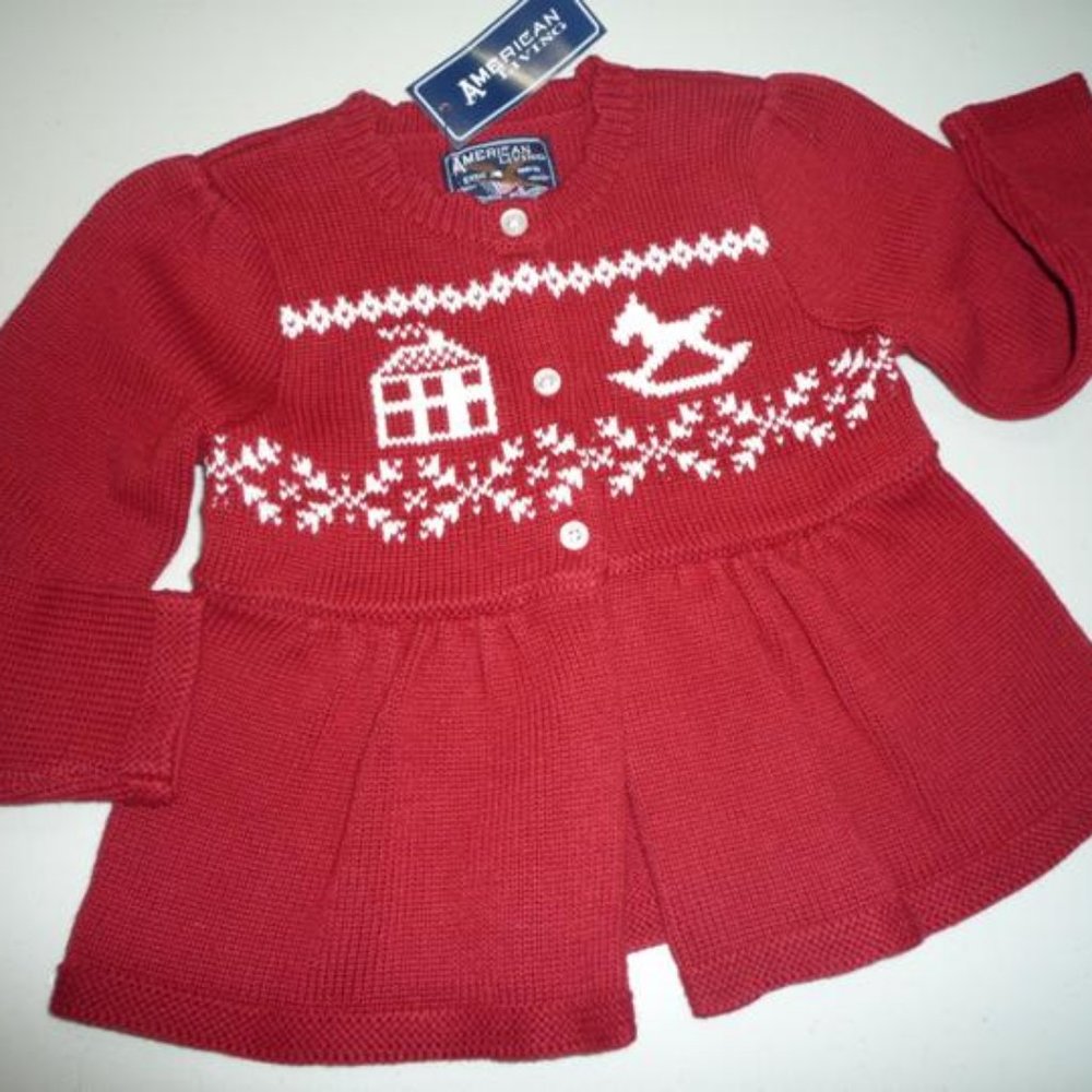 American Living Girls Cardigan